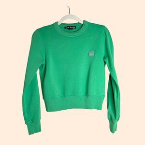 Acne Studios Crew Sweatshirt Green